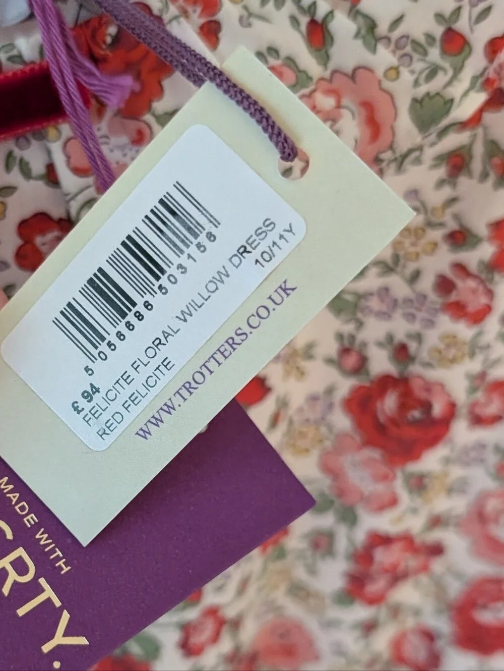 Lily Rose Trotters London | Felicite floral willow dress